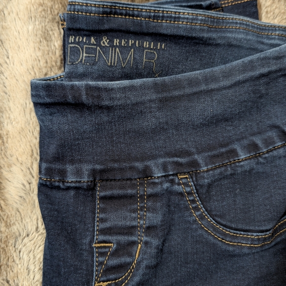 Rock & Republic Denim Rx Fever Mid Rise Jegging Jeans Size 8 - Picture 4 of 6